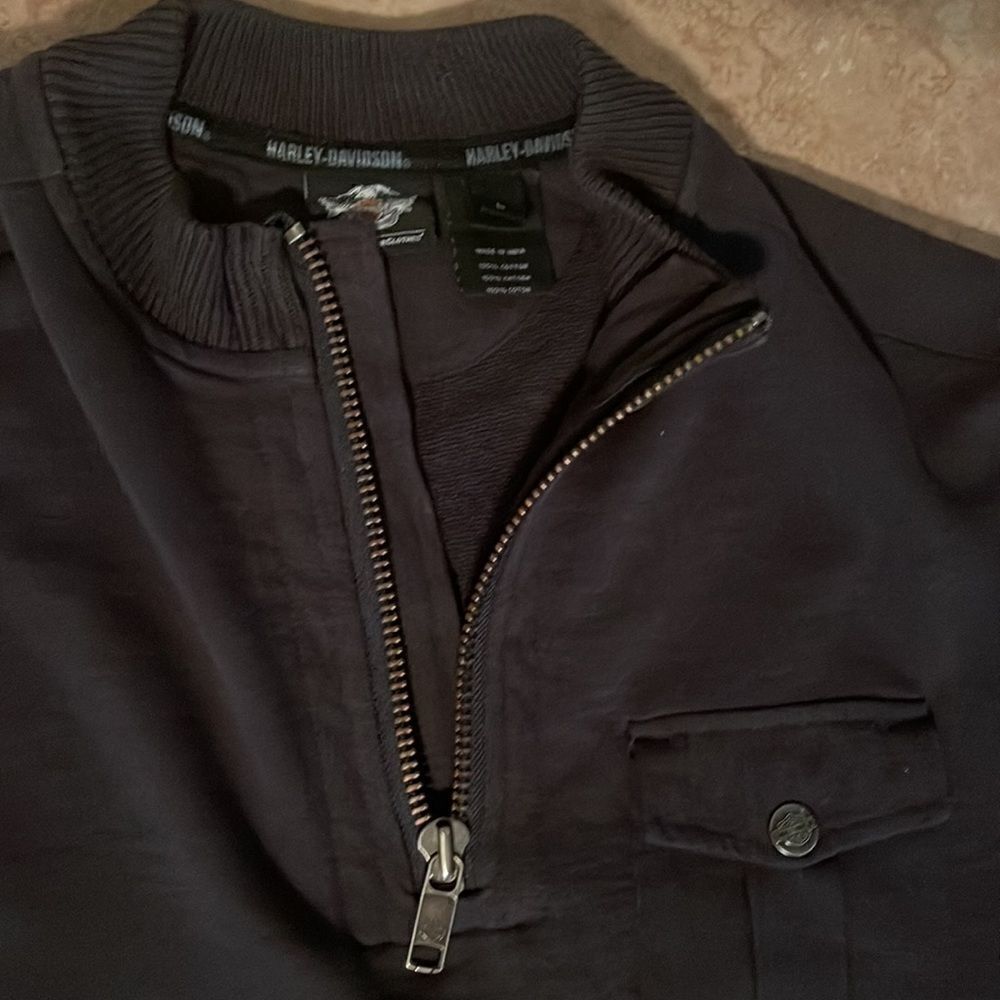 Harley Davidson half zip - Picture 3 of 4